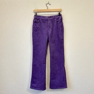 BODEN 5-Pocket Cord Kick Pants Mystic Purple Corduroy Flare High Rise